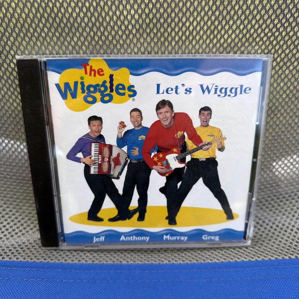 Let's Wiggle by The Wiggles CD 2000 Vtg Australia Music Songs Children Lets